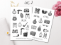 Preview: Vintage Accessories Sticker Set